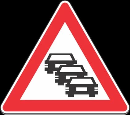Komunikacion i dendur, kolonë e automjeteve të ndalura